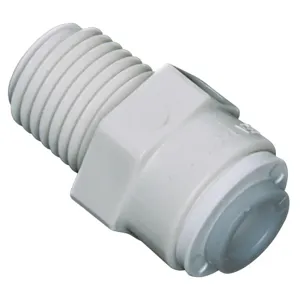 WATTS 1001B-0608 Male Connector, 3/8 Inch Inlet, 10.3 Bar Pressure | BT3JTJ 0666132