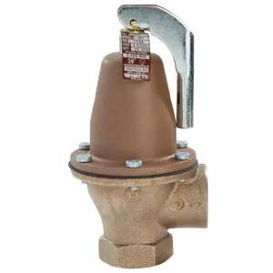 WATTS 174-Z3-T-030 Boiler Pressure Relief Valve, Inlet Size 1-1/4 Inch, Relief Pressure 30 Psi | BP3ZGJ 0279098