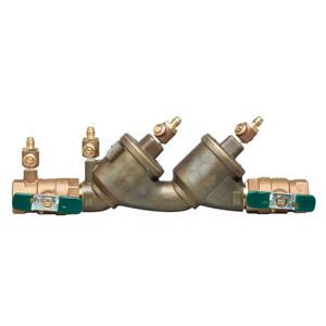 WATTS 200B 2 Double Check Valve Backflow Preventer Assembly, 2 Inch Size, Bronze | CC4MQC 0064307