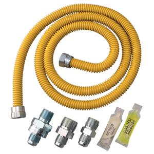 WATTS 20C-2131V4KIT-60CS Gas Connector Kit, 1/2 Inch Outer Dia., 60 Inch Length, Coated | BR2YCD 0242493