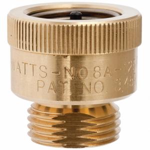 WATTS 3/4 8A Vacuum Breaker, 3/4 Inch Size, Inlet Female Hose/Outlet Male Hose Connection, Brass | CU9TXY 793HF1