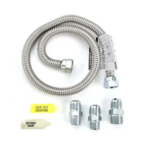 WATTS 30-3131KIT-48 Gas Connector Kit, 48 Inch Size | BR8JKV 0145811