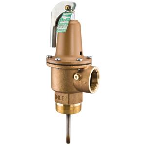 WATTS LF342 125-210 2 Temperature And Pressure Relief Valve, 2 Inch Inlet, 125 Psi Relief Pressure | BP3LUG 0121607