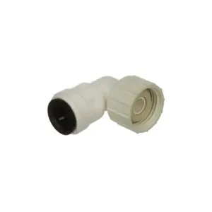 WATTS 3520-1014 Female Swivel Elbow, 1/2 inch x 3/4 Inch Size, Plastic | BR9EVV 0959293