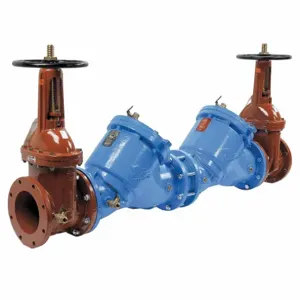 WATTS 4 DLF909-OSY Reduced Pressure Zone Backflow Preventer | AA7EGA 15W055