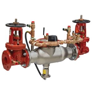 WATTS 5000SS-DOSY-FXG-GPM 6 Reduced Pressure Detector Backflow Preventer Assembly, 6 Inch Size, Stainless Steel | CC4JCY 0694041