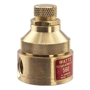WATTS LF560 0-60 1/4 Mini-Wasserdruckregler, 0 bis 60 Psi, 1/4 Zoll Einlass, Messing | BP4DVM 0121257