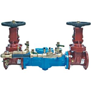 WATTS 858DCDA-OSY-LM 3 Double Check Detector Backflow Preventer Assembly, 3 Inch Size, Ductile Iron | CC7PUF 0710251