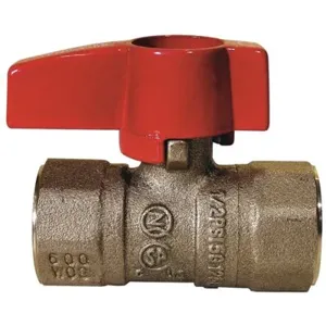 WATTS 92-3232R Gas Shut-Off Valve, Straight, 1/2 Inch FIP X 1/2 Inch FIP | CA4EFQ 0145837