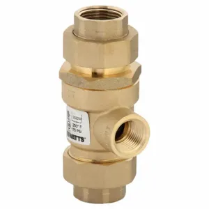 WATTS 9D-M2-3/4 Dual Check Valve, Inline, Size 3/4 Inch, Brass | AD6RWL 4A811