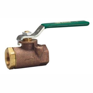 WATTS B6400-SS 1/2 Ball Valve, Stainless Steel Ball And Stem, 1/2 Inch Size, Bronze, Pack of 2 | CB2RLE 0393641