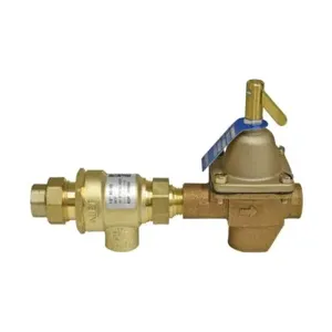 WATTS B911T-M3 Fill Valve And Backflow Preventer, 1/2 Inch Inlet, 6.9 Bar Pressure | BQ3UTT 0386463