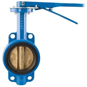 WATTS BF-04-131-15-M2 4 Wafer Butterfly Valve, 644 In. Lbs. Torque, 4 Inch Inlet | CA9EBM 0525829