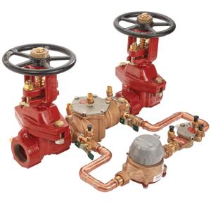 WATTS C300-OSYXPIV-GPM 3 Double Check Detector Backflow Preventer Assembly, Shutoff Valve, 3 Inch Size, SS | CA4GUL 0206696