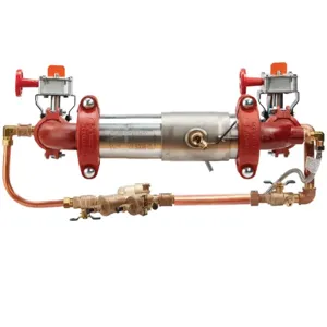 WATTS C500N-BFG-LM 2 1/2 Reduced Pressure Detector Backflow Preventer Assembly, 2 1/2 Inch Size, SS | CC7YQT 0206676