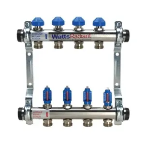 WATTS D3803004SS Flowmeter Manifold, 4 Branches | AA2AJW 10A285