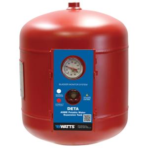 WATTS DETA-12 Potable Water Expansion Tank, 3/4 Inch Inlet, 5 Gallon Capacity | BP3LZR 0212027