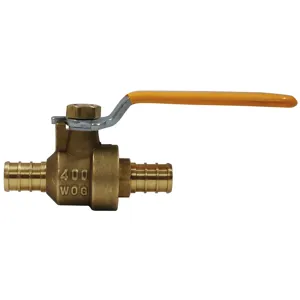 WATTS FBV-PEX 1/2 Ball Valve With Crimp End Connections, 1/2 Inch Size | CC2XPY 0789000