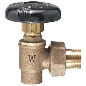 WATTS HWA-CXTMU 1/2 Hot Water Angle Valve, 1/2 Inch Inlet, 60 Psi Pressure | BY7GHX 0067458