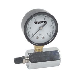 WATTS IWTG-GAS-2-0-100 Air Test Assembly Gauge, 3/4 Inch Inlet, 0 To 100 Psi Pressure | BT6DLL 0069782
