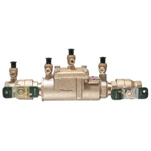WATTS LF007M2-QT 1 1/2 Double Check Valve Assembly, Inline, Quarter Turn Ball Valve, 1 1/2 Inch Size | CA9DCG 0063234