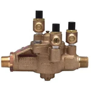 WATTS 009M2-LF 3/4 Reduced Pressure Zone Assembly, Inline, 3/4 Inch Size, Bronze | BY9EHX 0062293