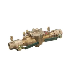 WATTS LF009M2-QT 1 1/2 Quarter Turn Shutoff Valve, Inline, 1 1/2 Inch Size, Bronze | CB2RKJ 0391006