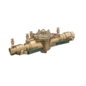 WATTS LF009M2-PC-QT 1 1/4 Quarter Turn Shutoff Valve, Inline, 1 1/4 Inch Size, Bronze | CC3NUW 0122838