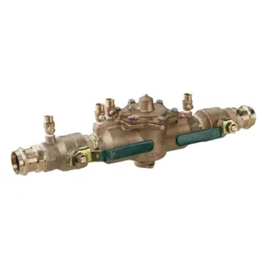 WATTS LF009M2-QT (W/PRESS) 1 1/4 Quarter Turn Shutoff Valve, Press, 1 1/4 Inch Size, Bronze | CB2RKR 0391029