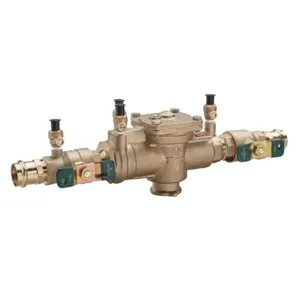 WATTS LF009M2-QT (W/PRESS) 1 Quarter Turn Shutoff Valve, Press, 1 Inch Size, Bronze | CB2RKN 0391028