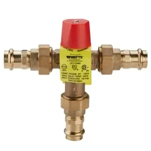 WATTS LF1170M2-UT (W/PRESS) 1 Hot Water Control Valve, 40 To 85 Deg. F | CA7UGG 6550790