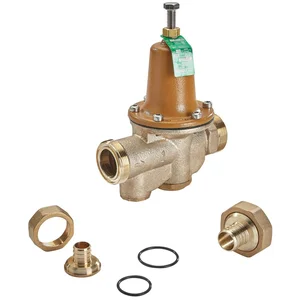 WATTS LF25AUB-DU-PEXXPEX 1 Water Pressure Reducing Valve, Double Union, 1 Inch Inlet, 20.7 Bar Pressure | BP3RAA 0125288