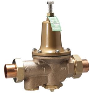 WATTS LF25AUB-S-DU-G-HPZ 1 1/4 Wasserdruckminderventil, Doppelanschluss, 1 1/4 Zoll Einlass, 75 bis 125 psi Druck | BP2KZE 0009377
