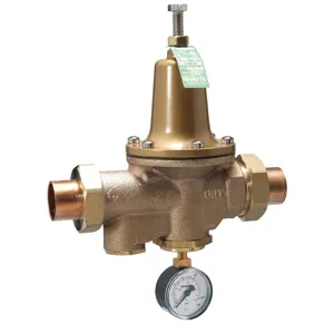 WATTS LF25AUB-S-DU-GG-Z3 1 Water Pressure Reducing Valve, Double Union, 1 Inch Inlet, 20.7 Bar Pressure | BP2KYB 0009332