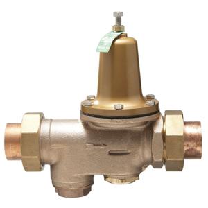 WATTS LF25AUB-S-DU-HP-Z3 1 1/4 Water Pressure Reducing Valve, Double Union, 1 1/4 Inch Inlet, 75 To 125 Psi Pressure | BP2KZF 0009380