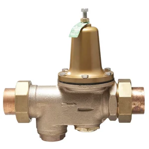 WATTS LF25AUB-S-DU-LP-Z3 1 1/2 Water Pressure Reducing Valve, Double Union, 1 1/2 Inch Inlet, 20.7 Bar Pressure | BP3QLF 0009420