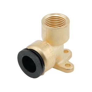 WATTS LF4721-1008 Quick Connect Drop Ear Elbow, 1/2 Inch Inlet, 13.8 Bar Pressure | BR4GQU 0472034