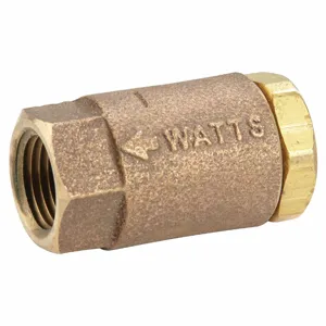 WATTS LF601 1/4 Silent Check Valve, 1/4 Inch Inlet, 400 Psi, Straight | CB2FJG 0123071