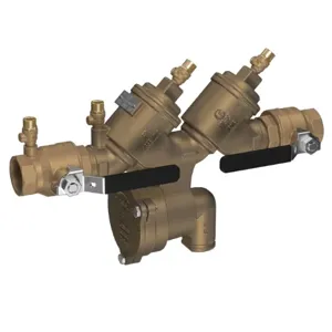 WATTS LF919-QT 1 1/4 Quarter Turn Ball Valve, Inline, 1 1/4 Inch Size, Bronze | BY7GHL 0065374