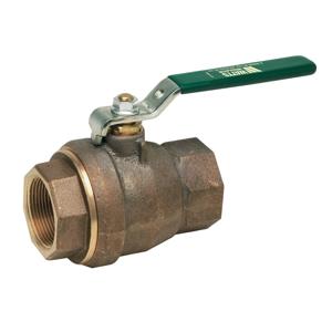 WATTS LFB6080 1 1/4 Full Port Ball Valve, Npt End Connection, 1 1/4 Inch Size, Pack of 2 | CC2YMG 0555209