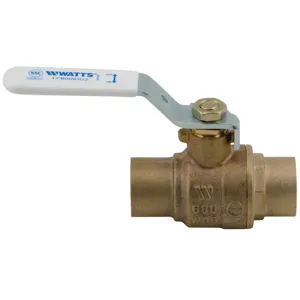 WATTS LFB6081G2 1 Ball Valve, 1 Inch Inlet, 600 Psi | CA4BUX 0450111