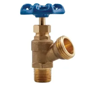 WATTS LFBD-1C 1/2 Boiler Drain Shutoff, 1/2 Inch Inlet, 180 Deg. F, 200 Psi Pressure | CC7EUF 0123618