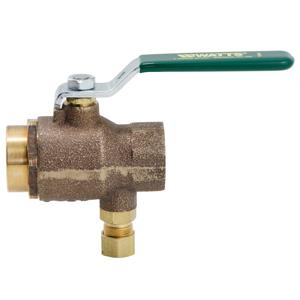 WATTS LFBRVT-125 3/4 Ball And Relief Valve, Thread X Thread X Compression, 3/4 Inch Size, 125 psi | CA2KAK 0125272