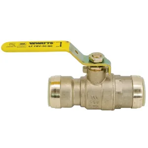 WATTS LFFBV-3C-QC 1/2 Ball Valve, 1/2 Inch Inlet, 200 Psi | CC2YNC 0555269