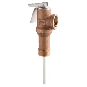 WATTS L100XLM7-3-125210 3/4 Temperature And Pressure Relief Valve, Male Thread, Npt, 3/4 Inch Size, Brass | BP3YEH 0066134