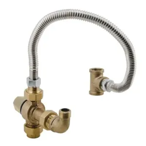 WATTS LFMMV-HTK 3/4 Thermostatic Mixing Valve, 0.5 To 13 Gpm Flow Rate | BQ2BWQ 0559178