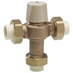 WATTS LFMMVM1-CPVC 1/2 Thermostatic Mixing Valve, 0.5 To 13 Gpm Flow Rate | BQ2BVZ 0559161