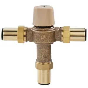 WATTS LFMMVM1-QC 3/4 Thermostatic Mixing Valve, 13 Gpm Flow Rate | BQ2BWG 0559165