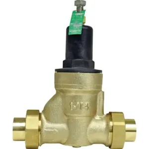 WATTS LFN45B-DU-S 1 1/4 Water Pressure Reducing Valve, Double Union, 1 1/4 Inch Inlet, 20.7 Bar Pressure | BP4DUJ 0009801