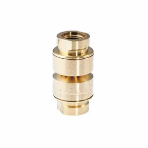 WATTS LFN9-1/4 Dual Check Vacuum Breaker, Inline, Size 1/4 Inch, Brass | AH2NHF 29YM12